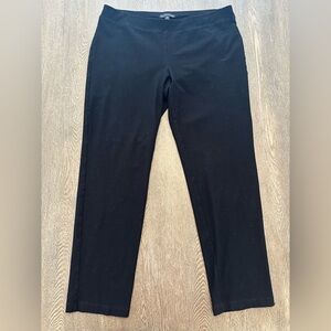EILEEN FISHER BLACK KNIT LEGGINGS - Size Medium SKU:486
